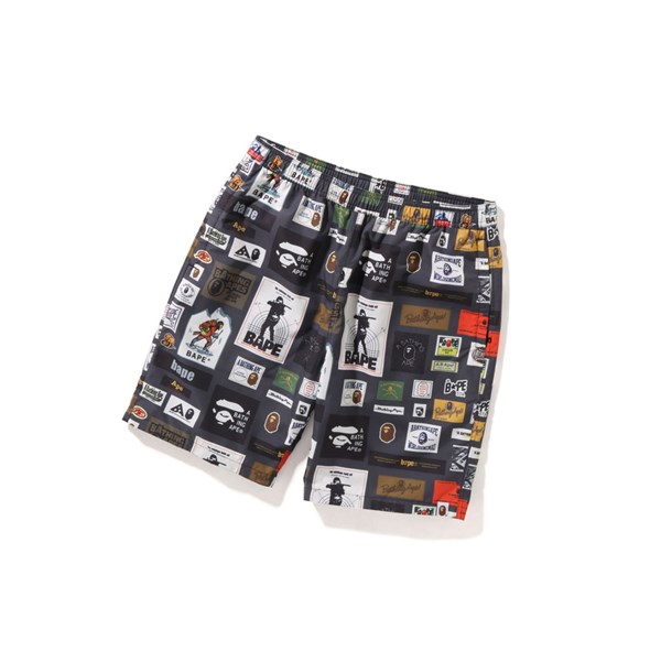 Men's A BATHING APE Bape Multi Label Beach Shorts Caise | RBUE21760