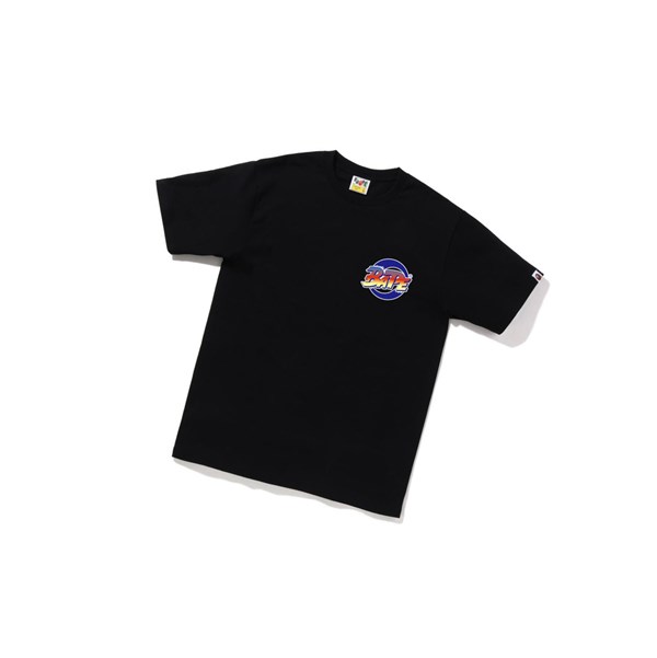 Men's A BATHING APE Japan Culture Karate Tee Short Sleeve T Shirts Black | RXYM76195