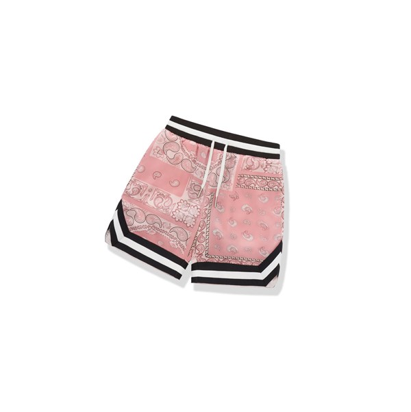 Men's A BATHING APE Paisley Print Shorts Pink | BUEZ03912