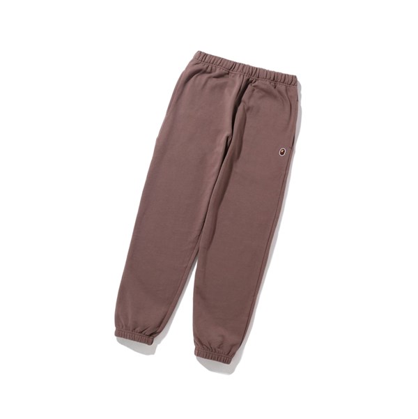 Women's A BATHING APE Ape Head One Point Oversized Sweat Pants Brown | SCQD14286