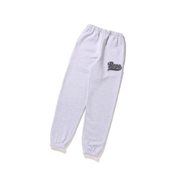 Women's A BATHING APE Bape Oversized Sweat Pants Grey | RGDK94627