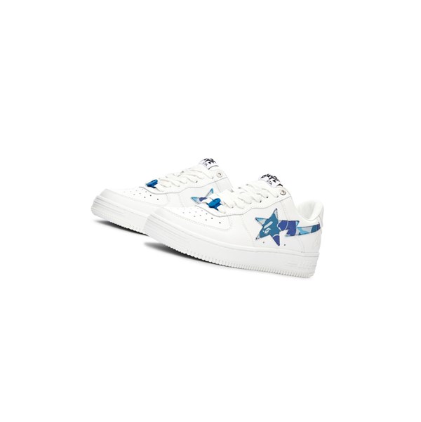 Women's A BATHING APE Bape Sta™ White / Abc Camo Low Sneakers Blue | FGZW24735