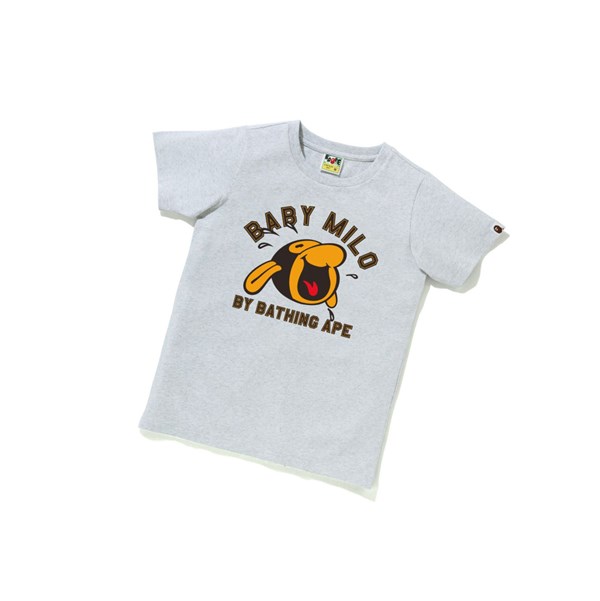 Women's A BATHING APE Classic Baby Milo Tee #1 Short Sleeve T Shirts Grey | SXMW13908