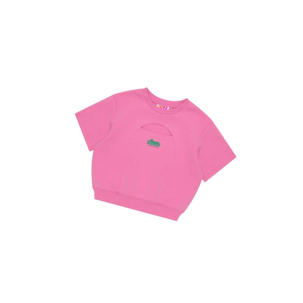 Women's A BATHING APE Cropped Logo Sweatshirts Pink | EXDJ24750