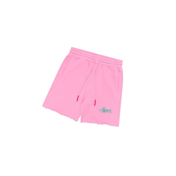 Women's A BATHING APE Logo Lounge Shorts Pink | NLOQ13829