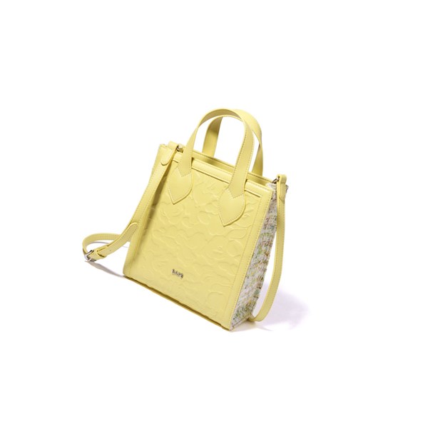 Women's A BATHING APE Solid Camo Mini Tote Bags Yellow | IDGX07952