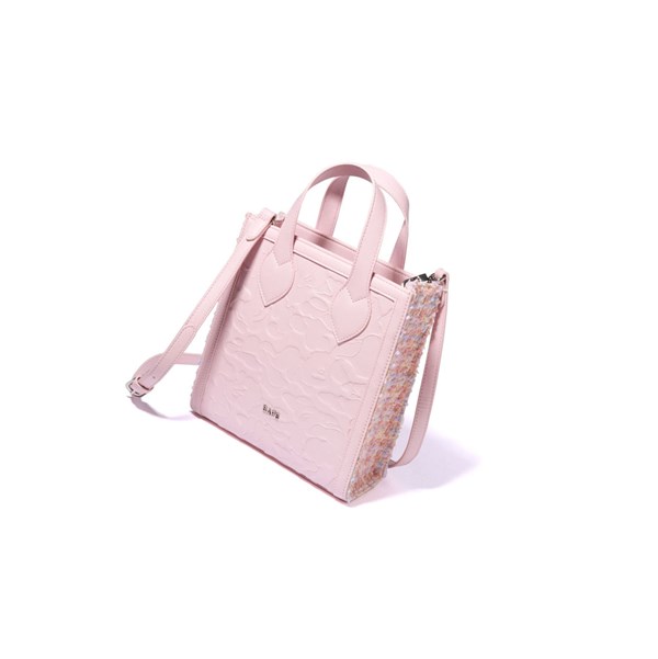 Women's A BATHING APE Solid Camo Mini Tote Bags Pink | IOMH60472