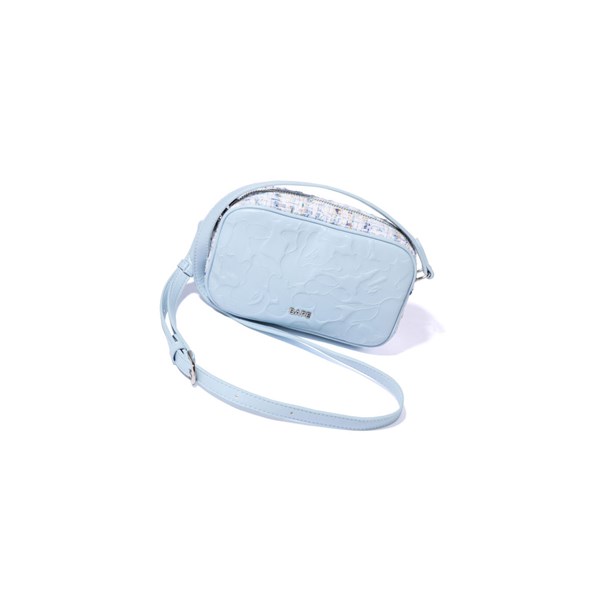 Women's A BATHING APE Solid Camo Shoulder Bags Light Blue | ZAVR24718