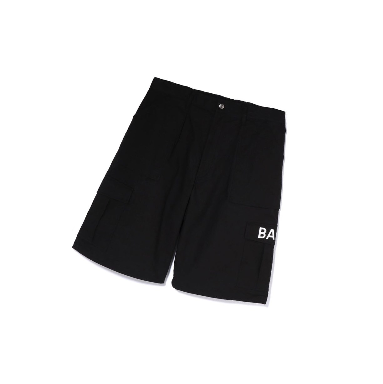 Men\'s A BATHING APE 6 Pocket Wide Fit Shorts Black | DBNA49523