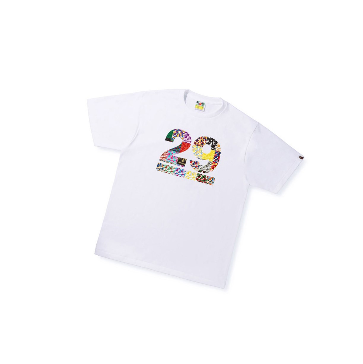 Men\'s A BATHING APE A Bathing Ape 29th Anniversary Tee Short Sleeve T Shirts White | DORN92735