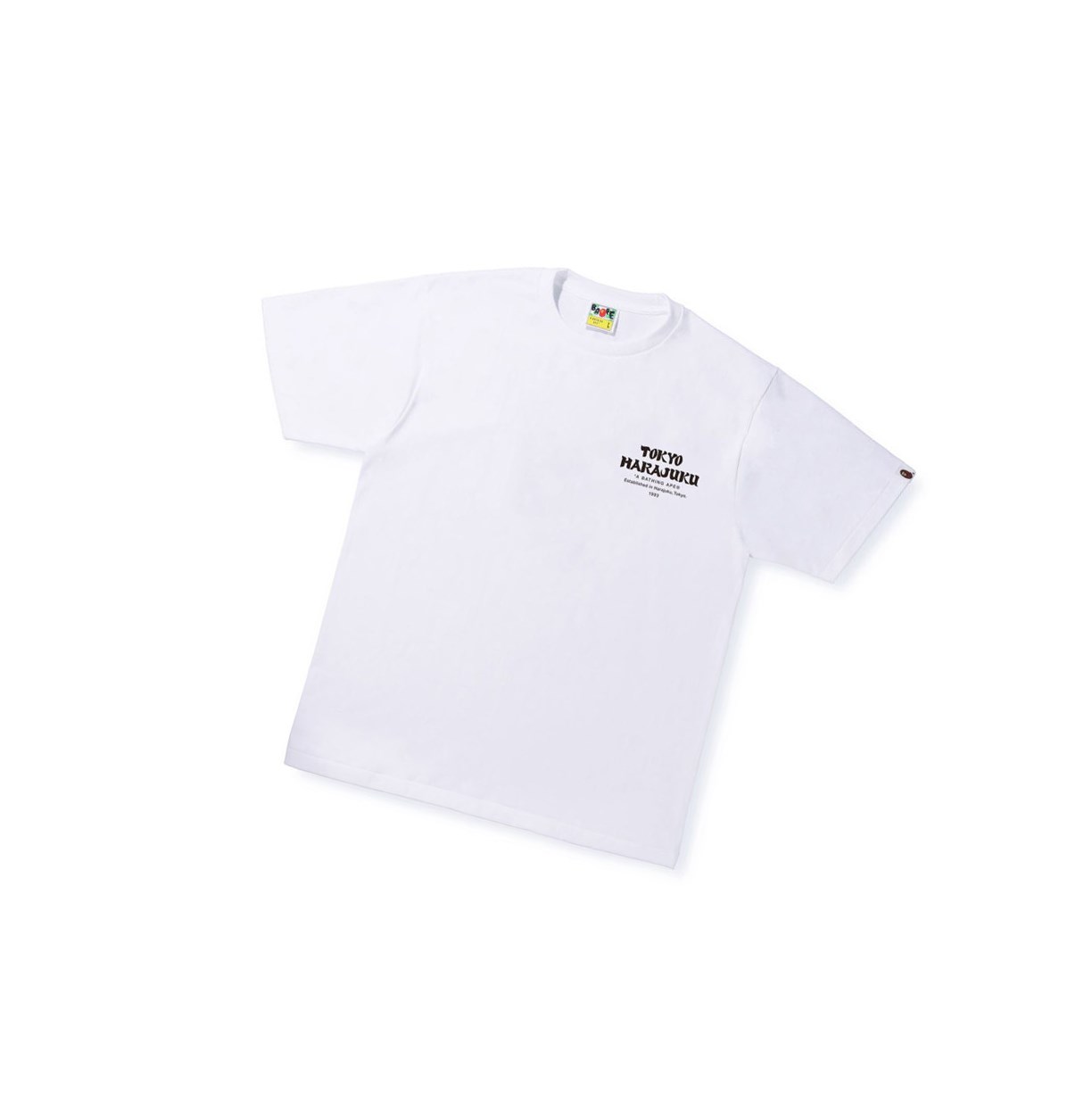 Men\'s A BATHING APE Japan Culture Kanji Ape Head Tee Short Sleeve T Shirts White | JXZA30215