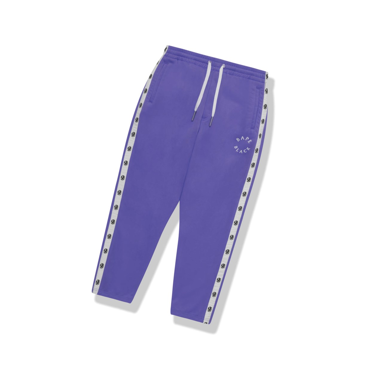 Men\'s A BATHING APE Logo Track Long Pants Purple | PUOQ34026