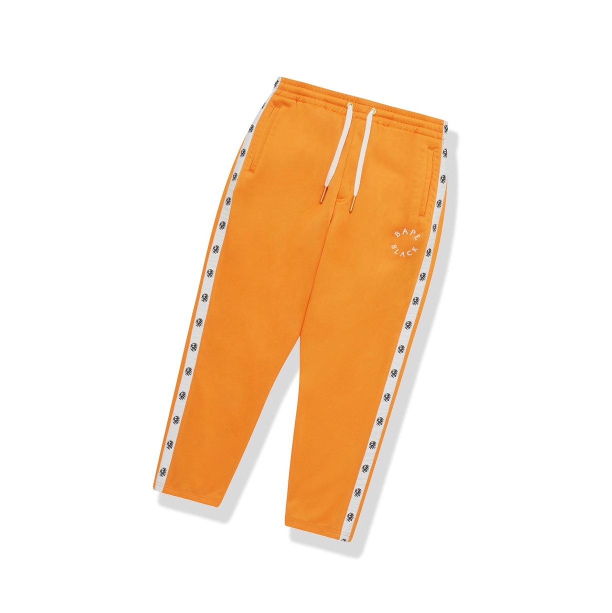 Men\'s A BATHING APE Logo Track Long Pants Orange | UAGC46837