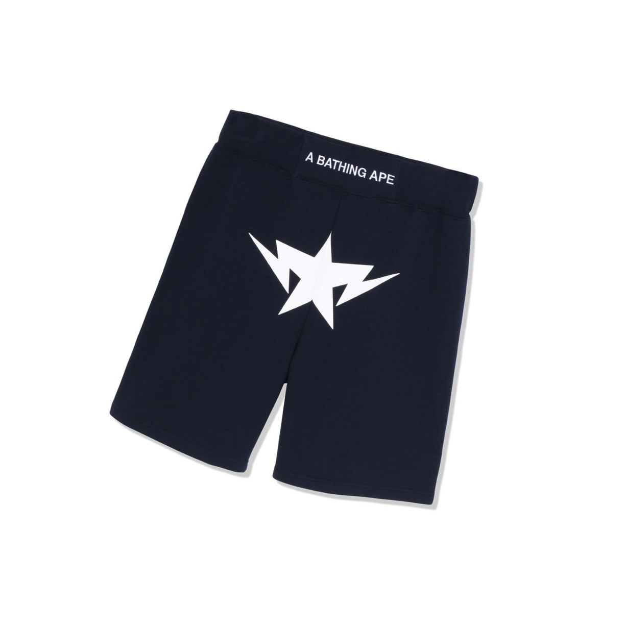 Men\'s A BATHING APE Twinsta Sweat Shorts Navy Blue | FTOS54729