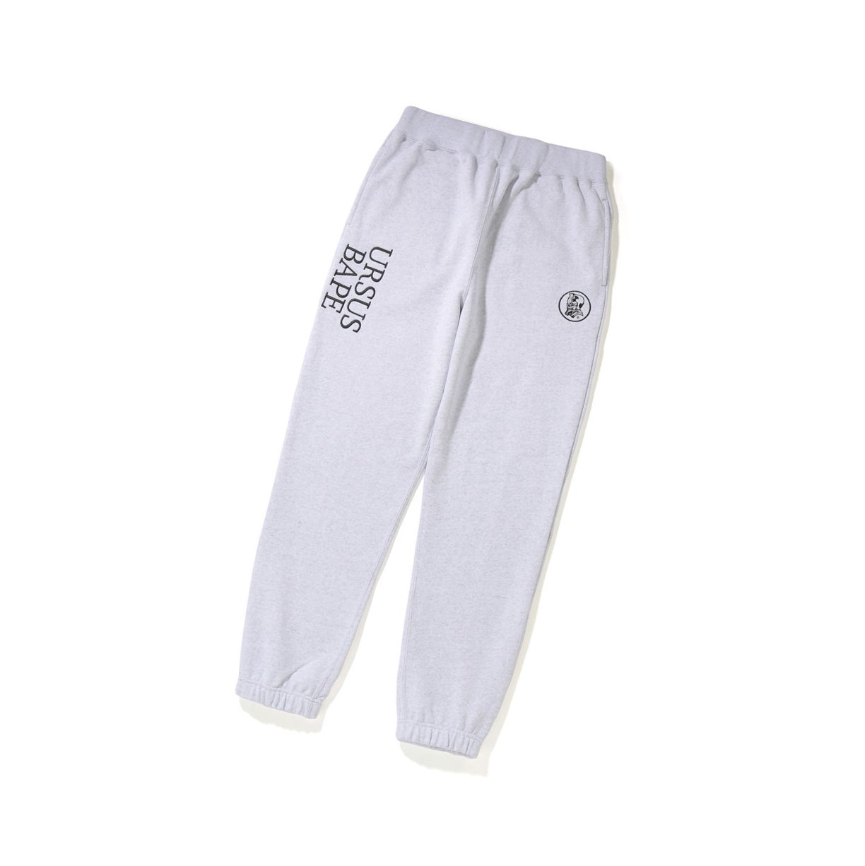 Men\'s A BATHING APE Ursus Sweat Pants Light Grey | GMOB48309