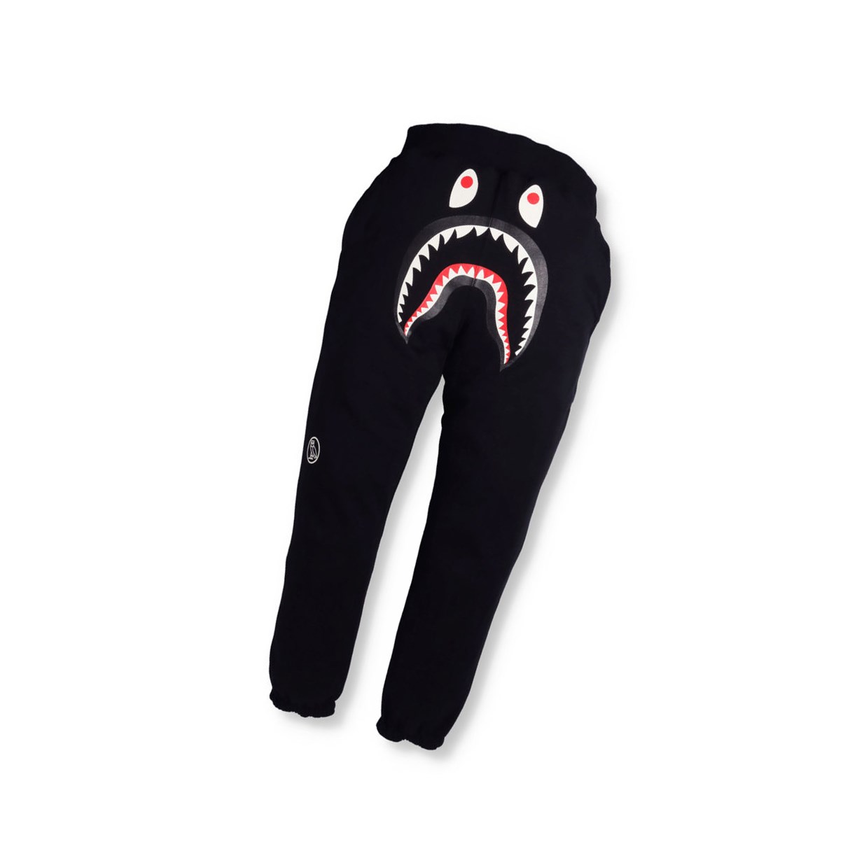 Men\'s A BATHING APE X Ovo Woodland Camo Shark Reversible Sweatpants Sweat Pants Black | XGFQ81426