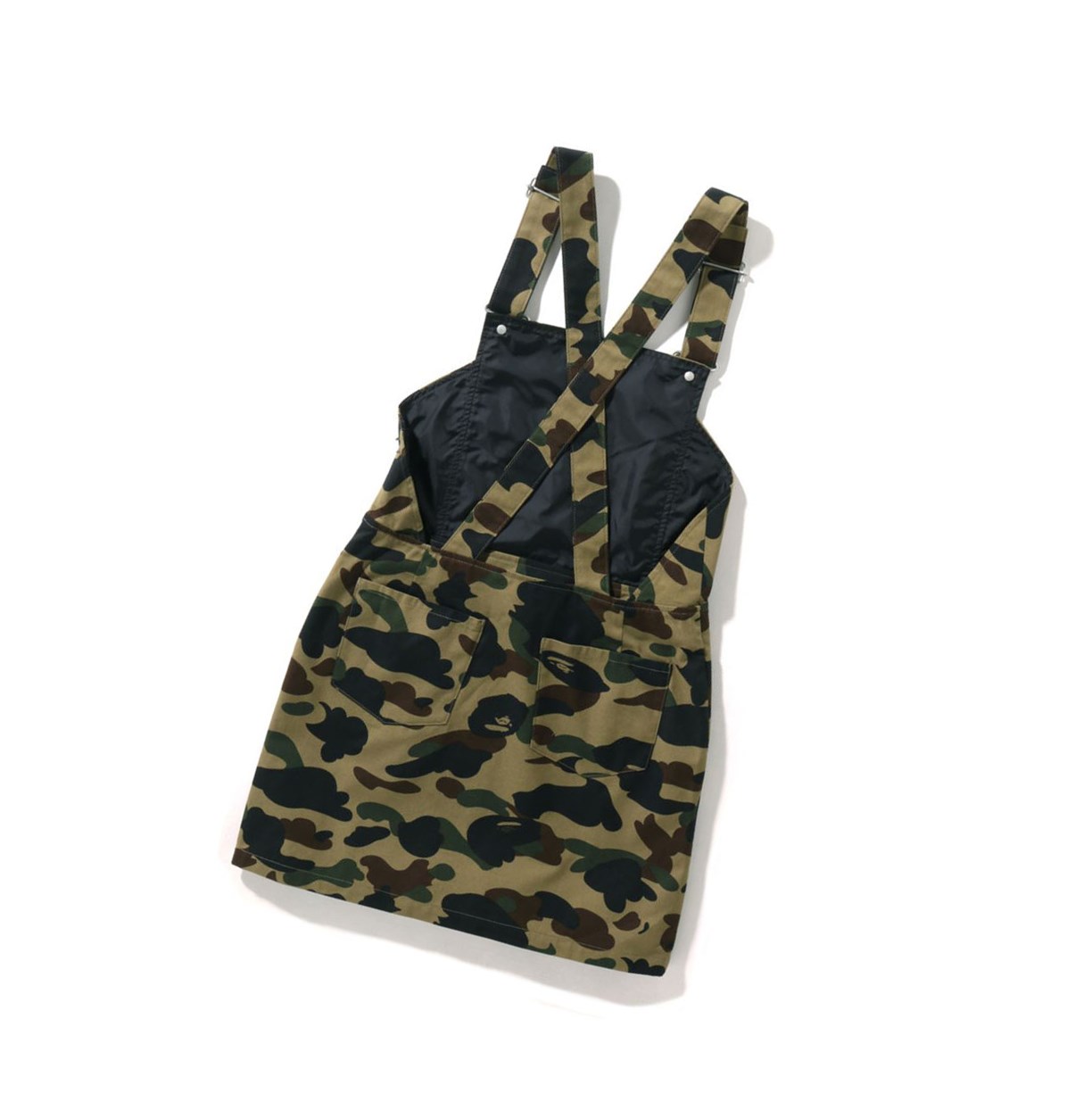 Women's A BATHING APE 1st Camo Jumper Mini Skirts Army Green | QWKI80745