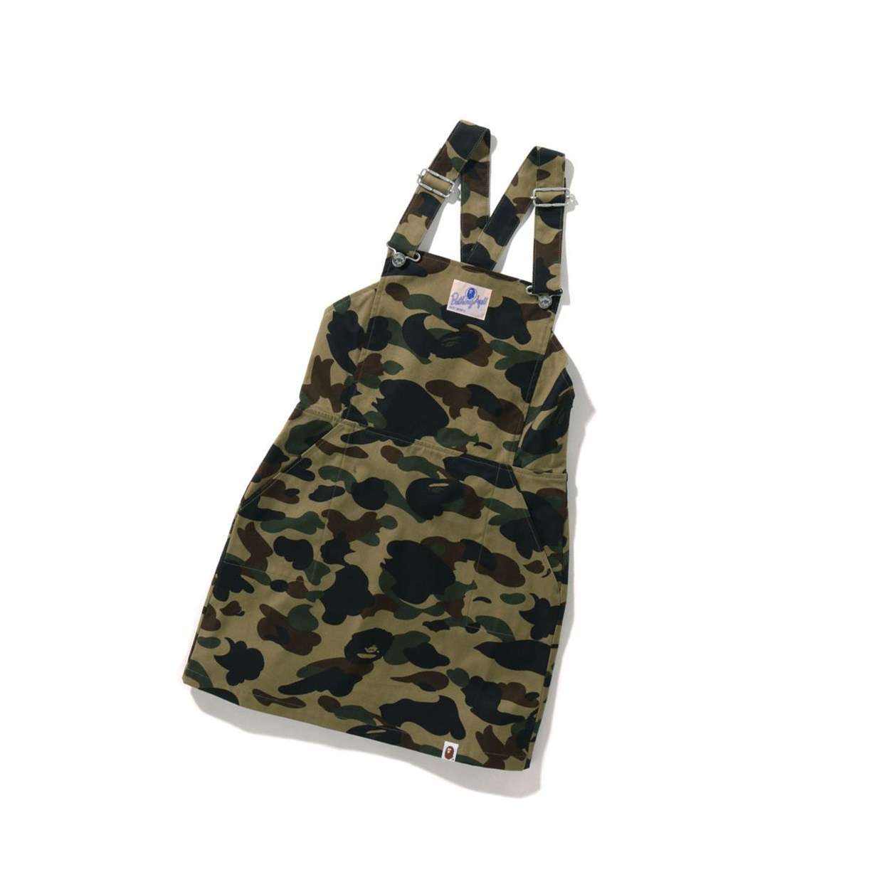 Women\'s A BATHING APE 1st Camo Jumper Mini Skirts Army Green | QWKI80745