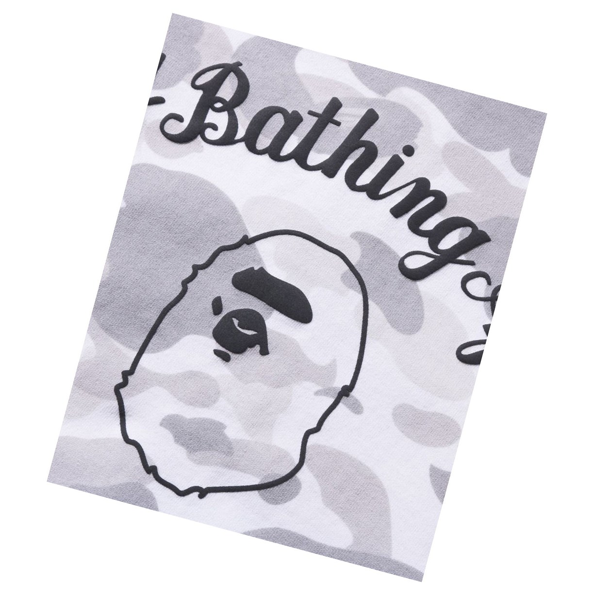 Women's A BATHING APE A Bathing Ape Color Camo Oversized Full Zip Throughs Hoodie White | MIEV69710