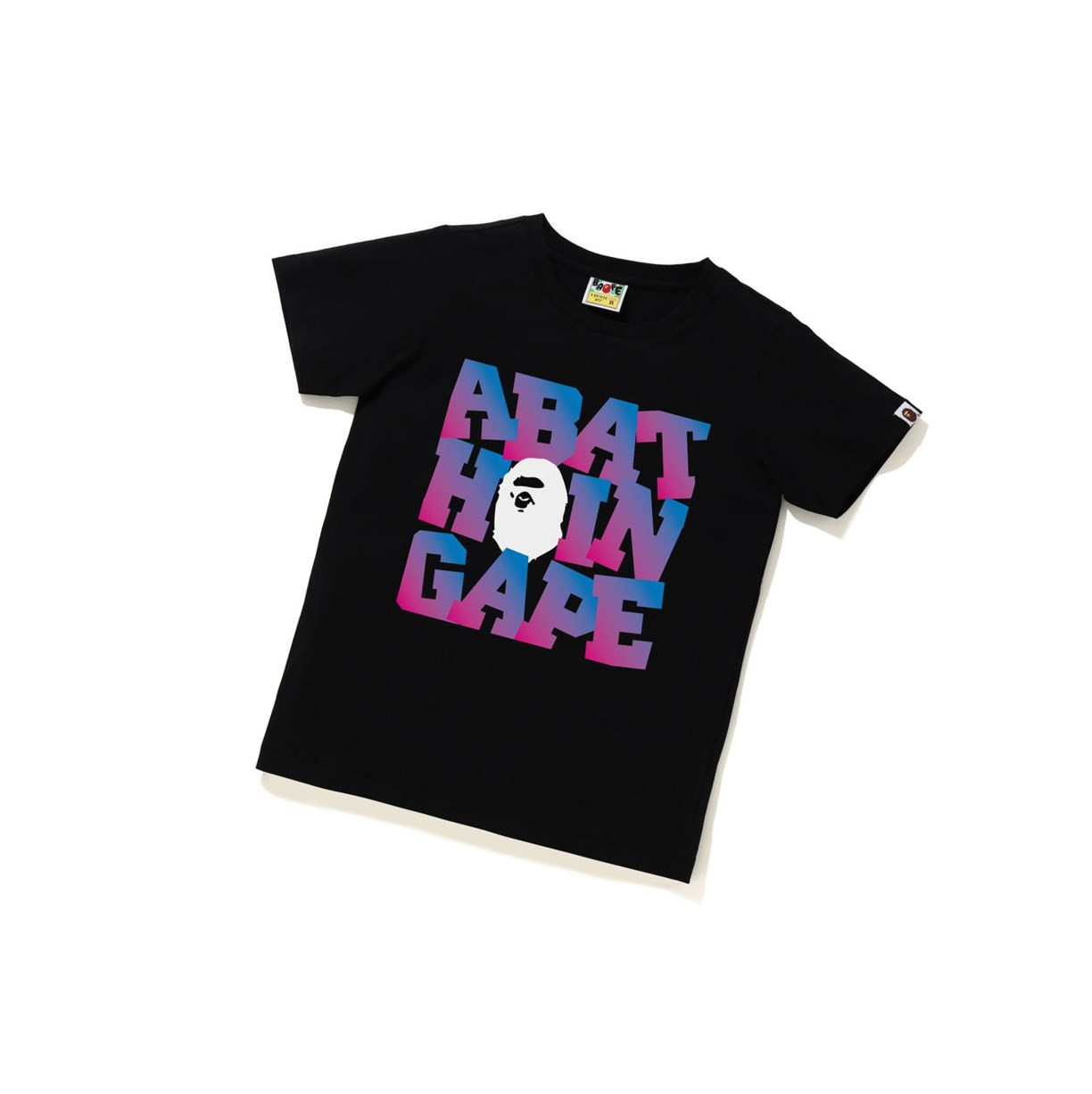 Women\'s A BATHING APE A Bathing Ape Tee Short Sleeve T Shirts Black | IZLO28507