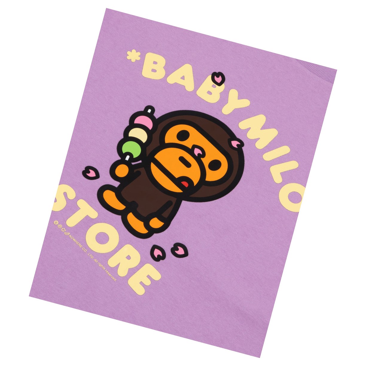 Women's A BATHING APE Baby Milo Boxy Fit Tee Short Sleeve T Shirts Purple | PBKG95041