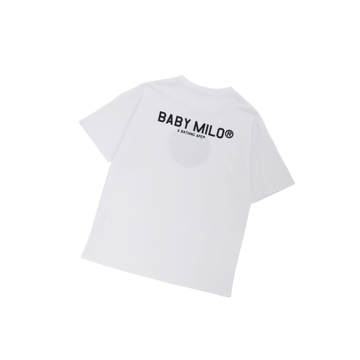 Women's A BATHING APE Baby Milo Sequin Oversized Tee Short Sleeve T Shirts White | SKDL74105