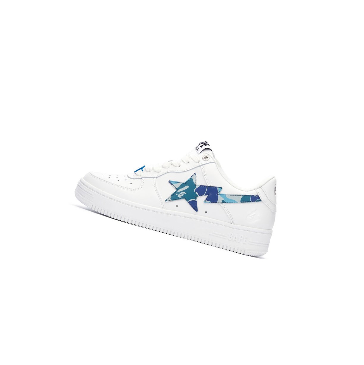 Women's A BATHING APE Bape Sta™ White / Abc Camo Low Sneakers Blue | FGZW24735