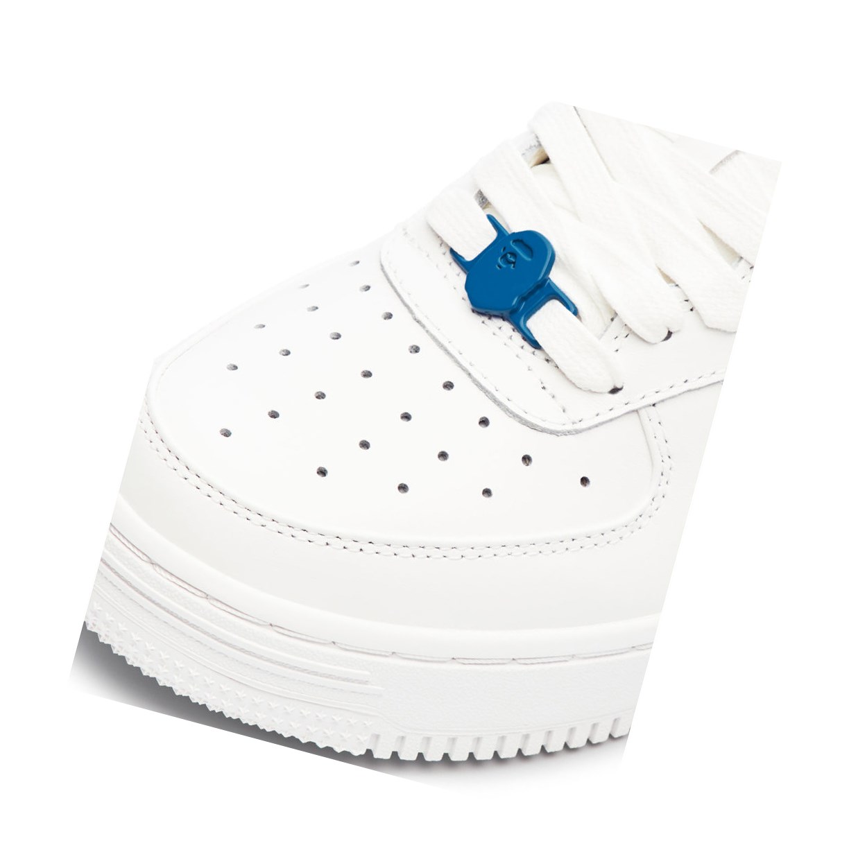 Women's A BATHING APE Bape Sta™ White / Abc Camo Low Sneakers Blue | FGZW24735