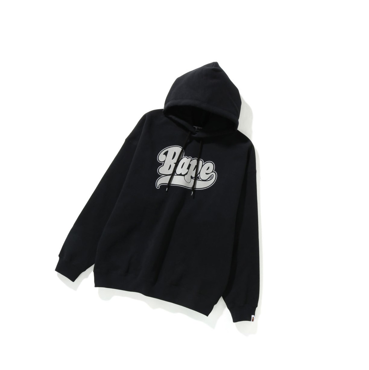 Women\'s A BATHING APE Bape® Oversized Pullover Hoodie Black | VRZX47092