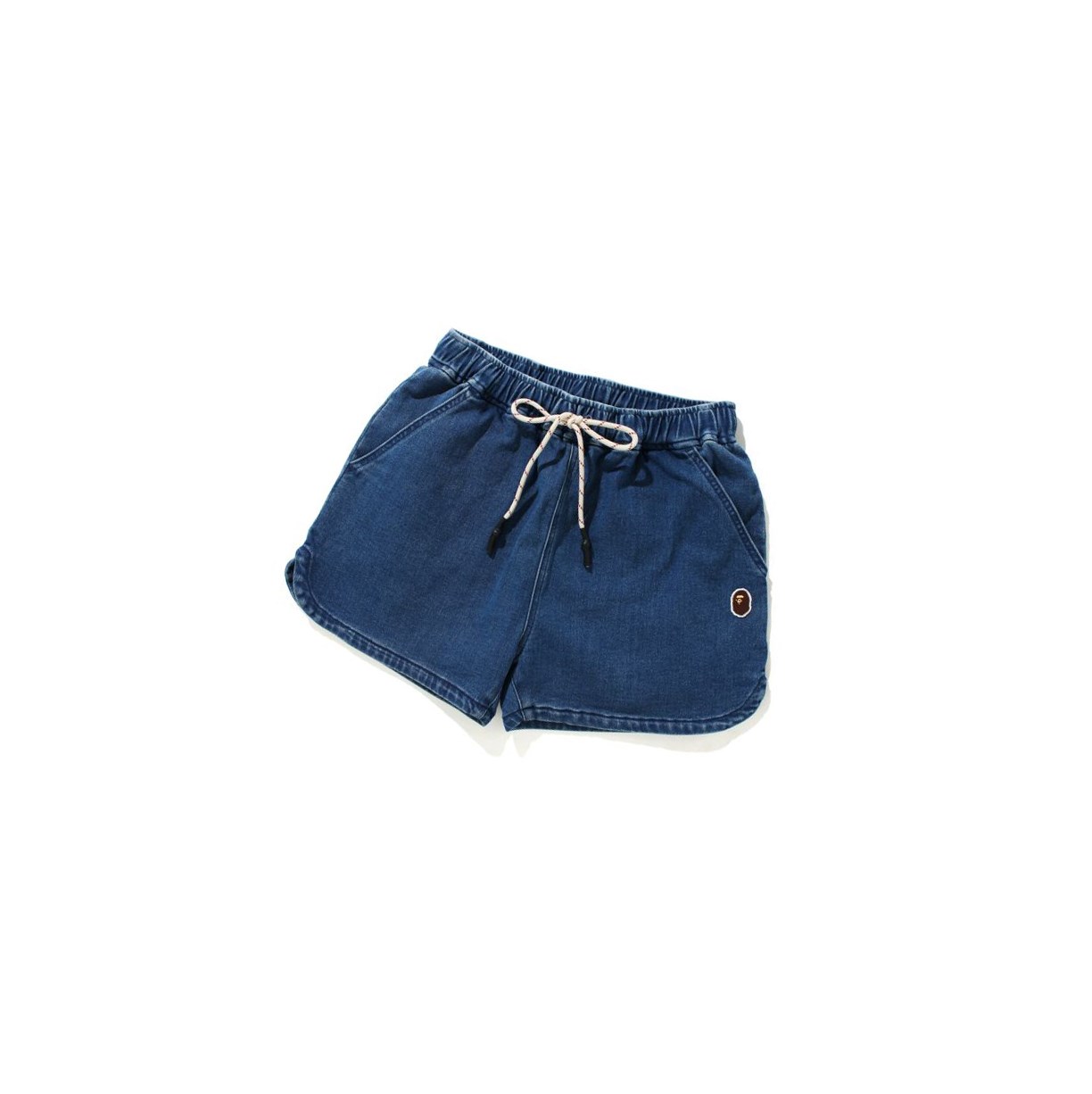 Women\'s A BATHING APE Denim Easy Shorts | CKVF58403