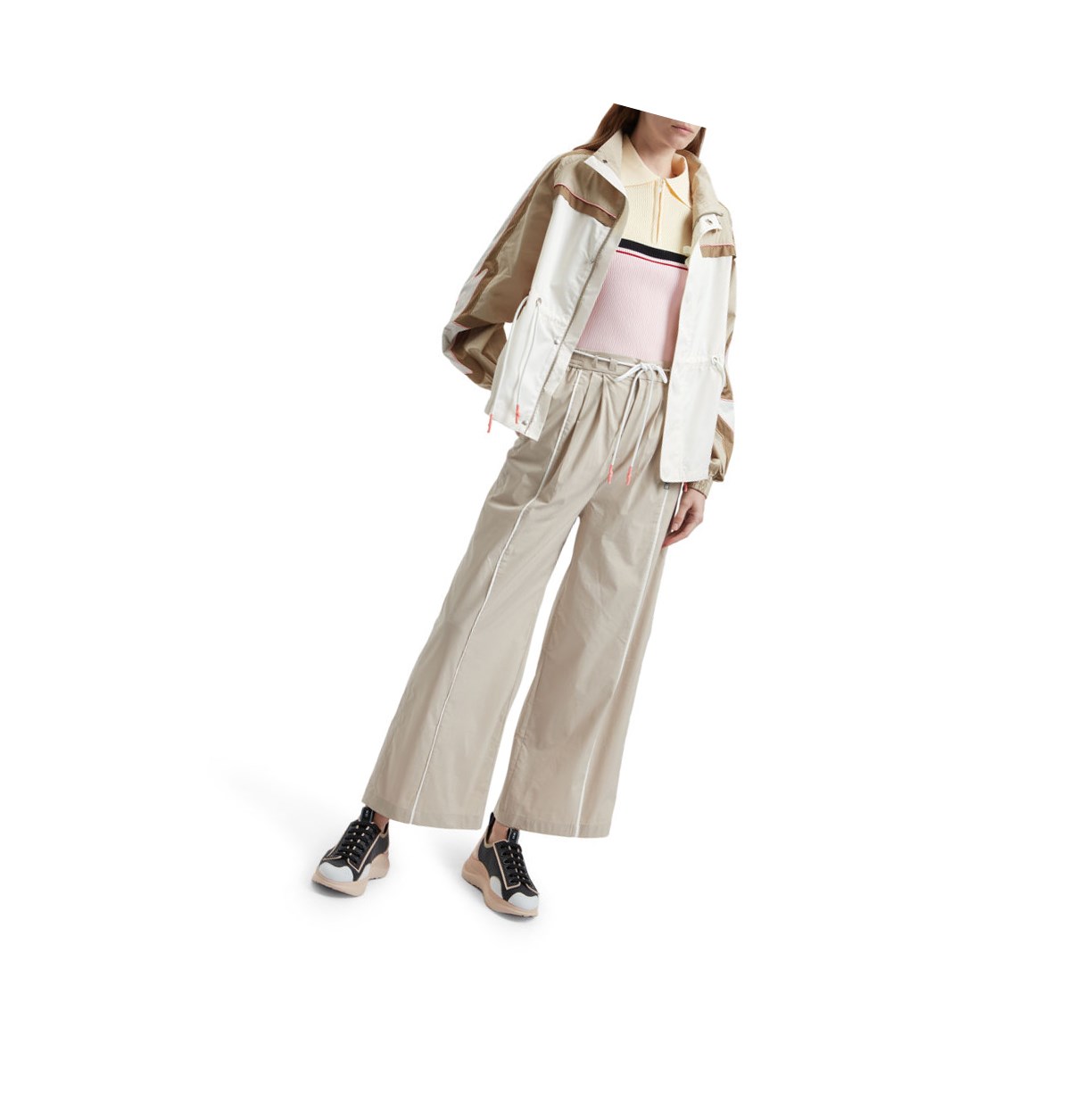 Women's A BATHING APE Drawstring Jackets Beige | WTRA47590