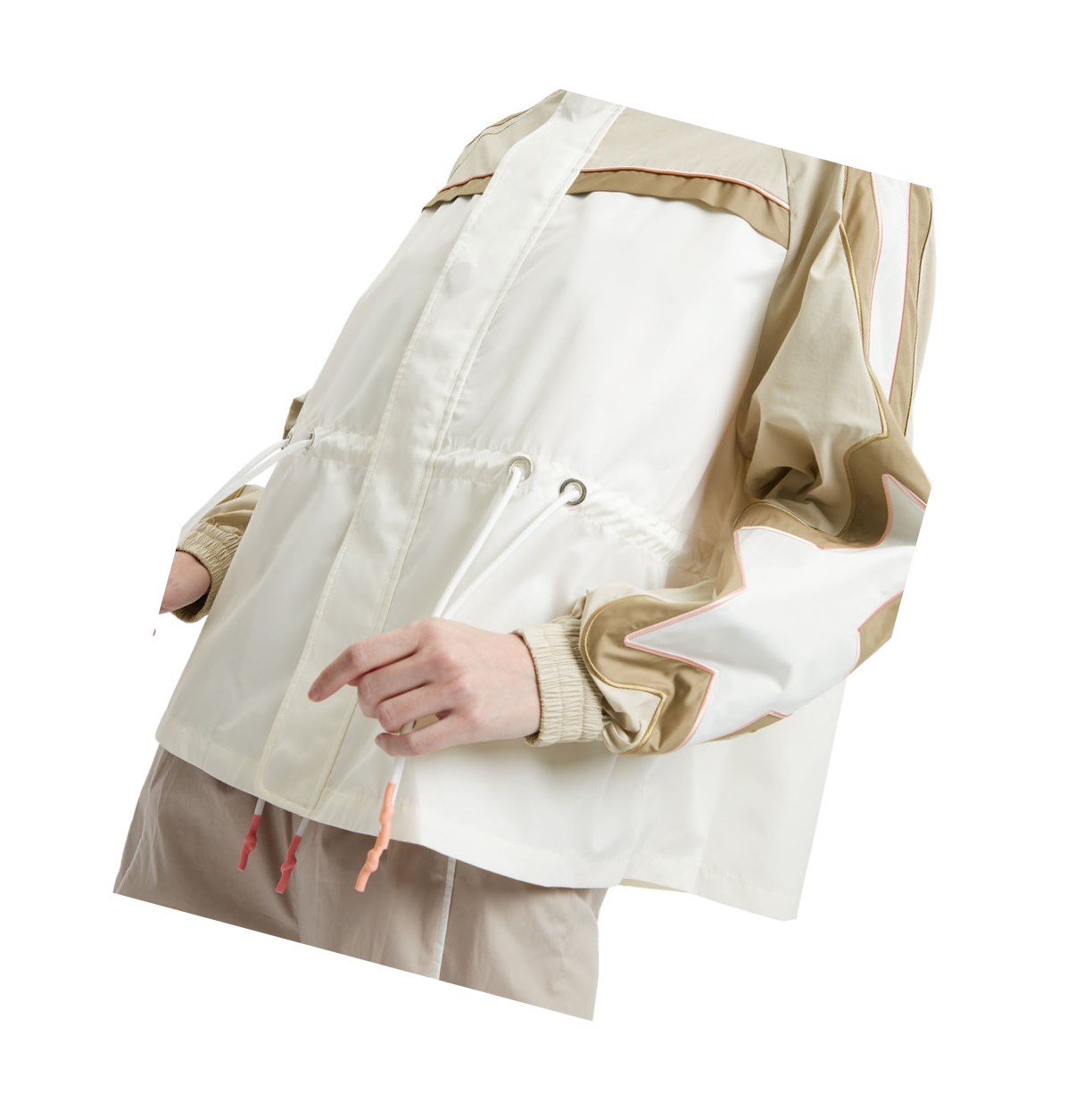 Women's A BATHING APE Drawstring Jackets Beige | WTRA47590