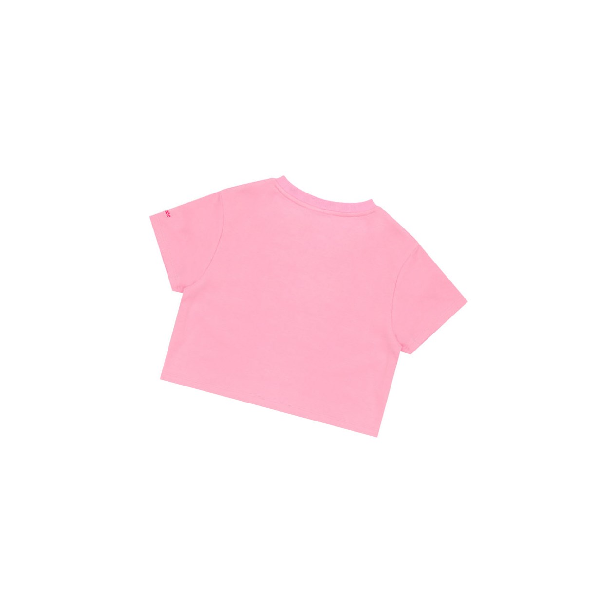 Women's A BATHING APE Flower Cropped Tee Short Sleeve T Shirts Pink | SKLF50298