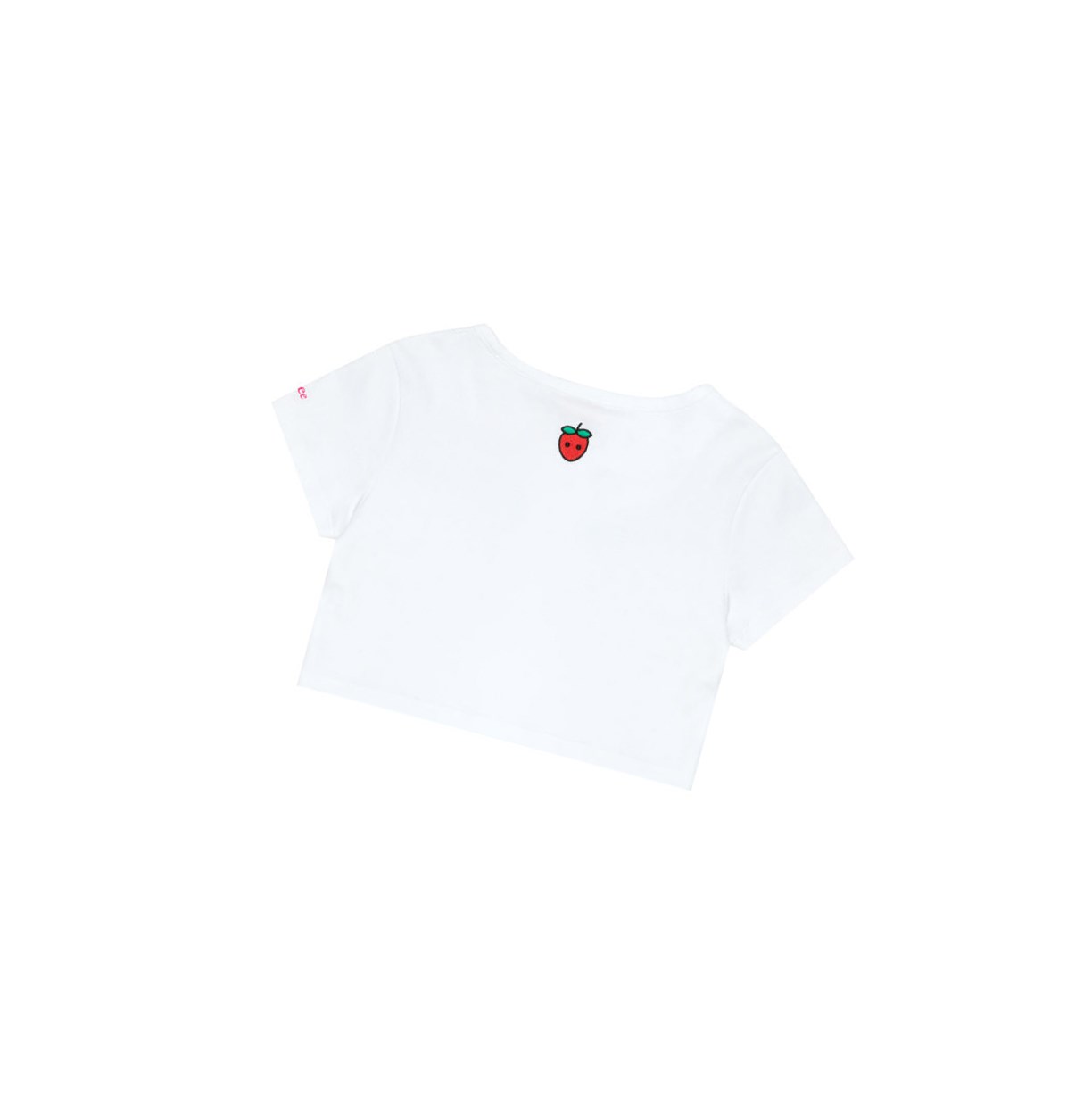 Women's A BATHING APE Logo Berry Tee Short Sleeve T Shirts Bleached White | ECAY23859