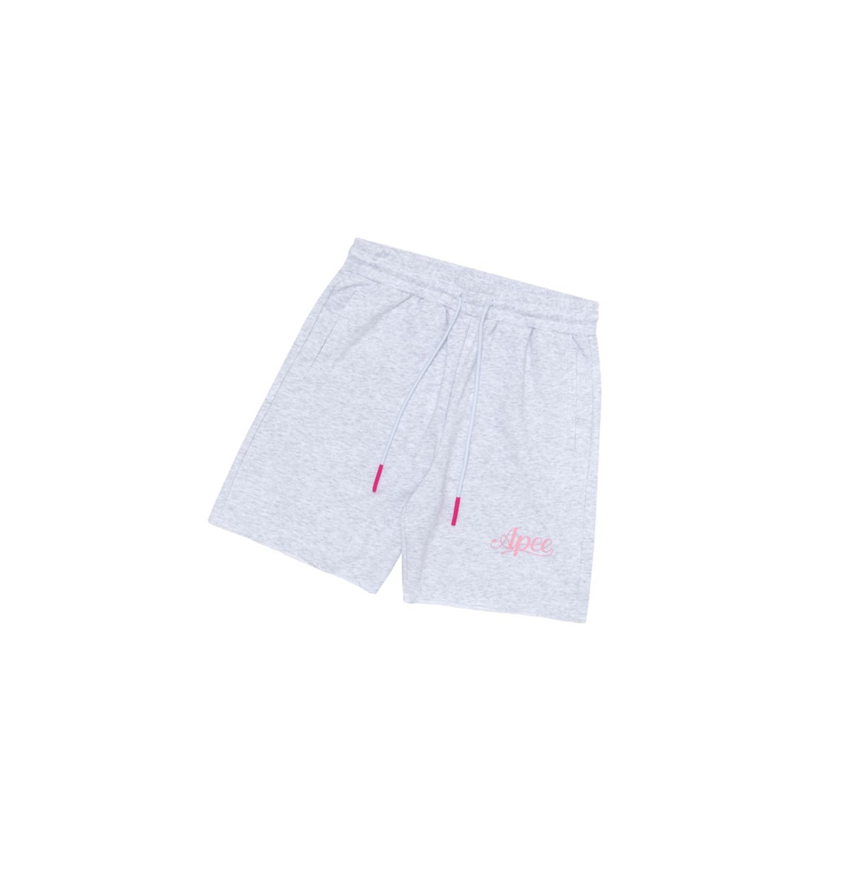 Women\'s A BATHING APE Logo Lounge Shorts Grey | BDUN31704