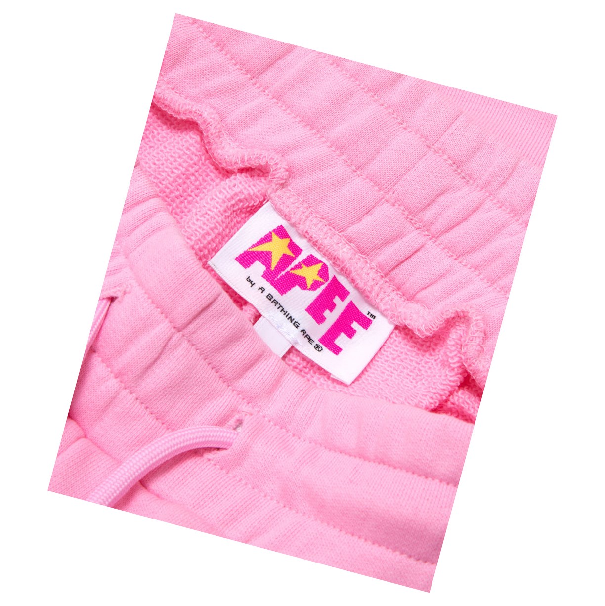 Women's A BATHING APE Logo Lounge Shorts Pink | NLOQ13829