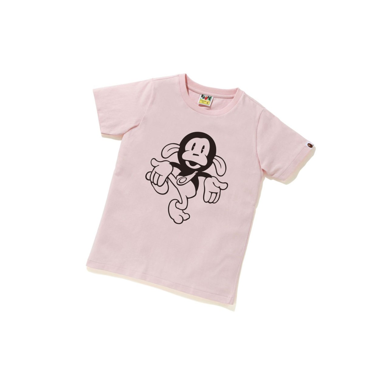 Women\'s A BATHING APE Pigment Classic Baby Milo Tee Short Sleeve T Shirts Pink | BIMJ41705