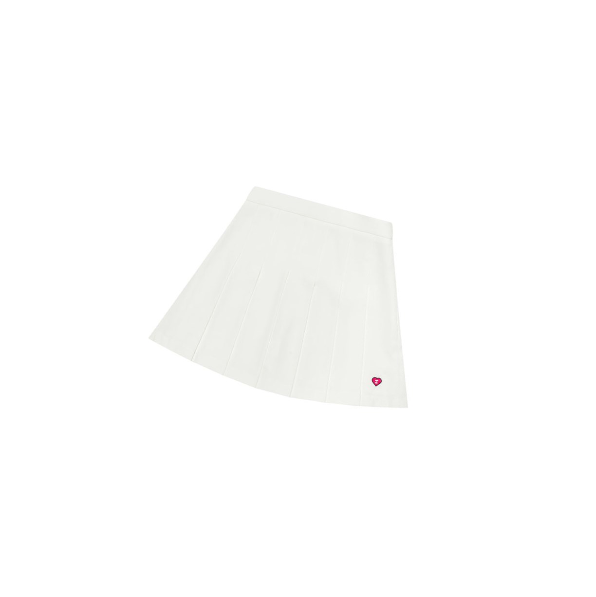 Women\'s A BATHING APE Pleated Mini Skirts Wall White | XSOL86910