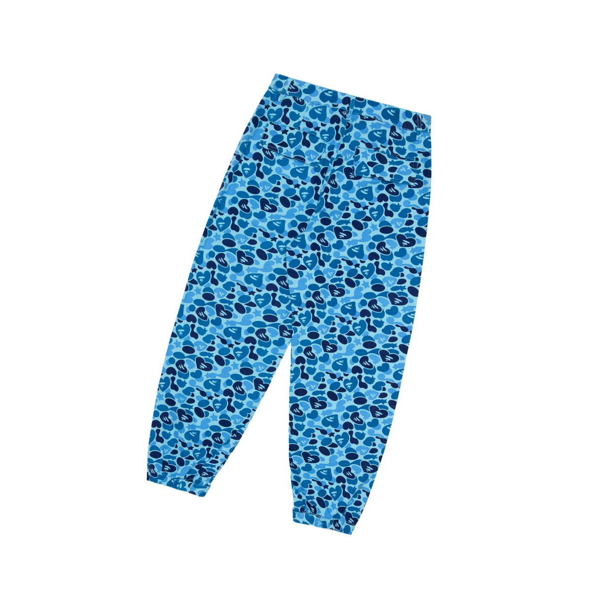 Women's A BATHING APE Printed Cargo Long Pants Light Blue | WUSA06954