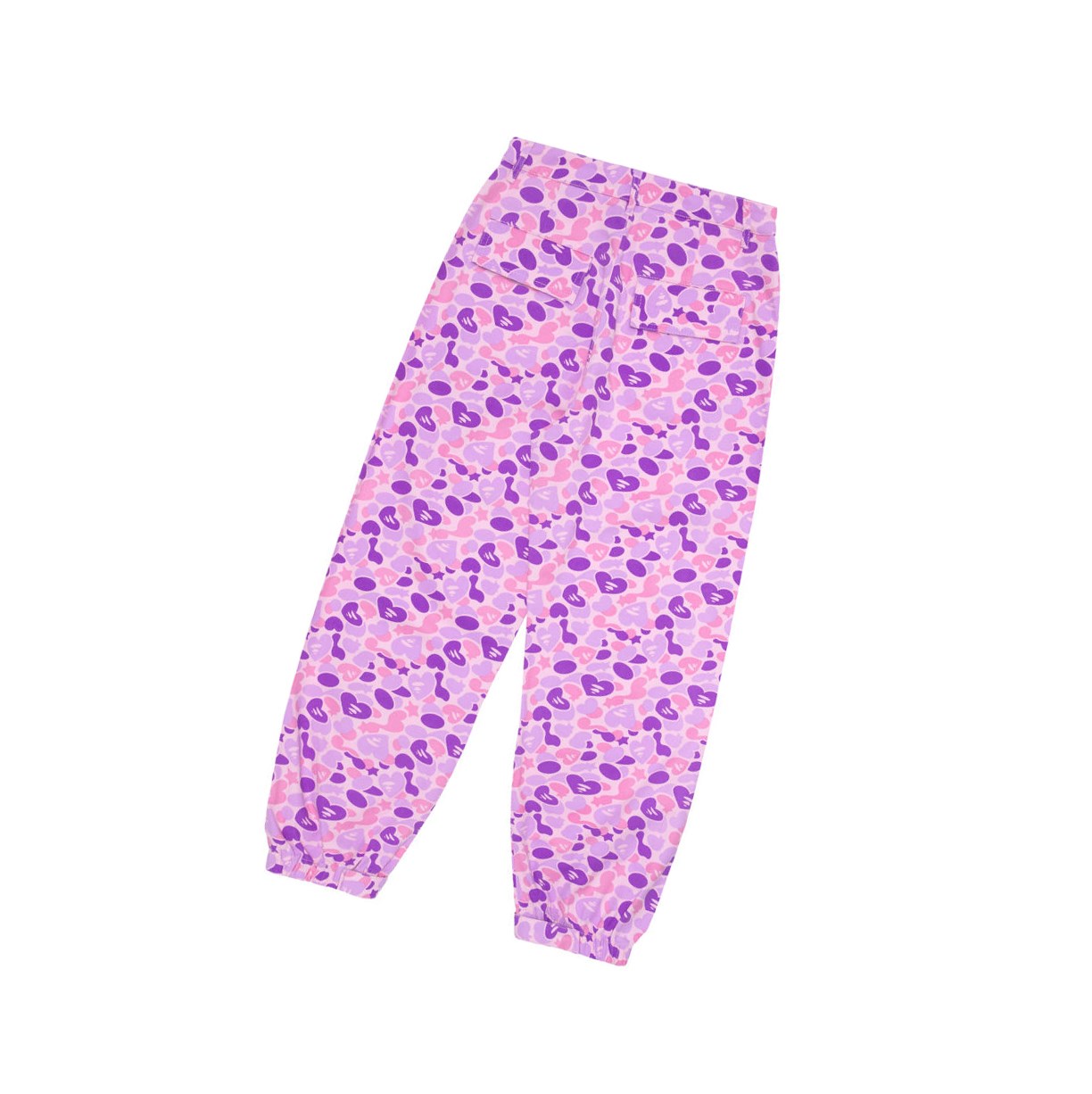 Women's A BATHING APE Printed Cargo Long Pants Violet | ZPQO90241