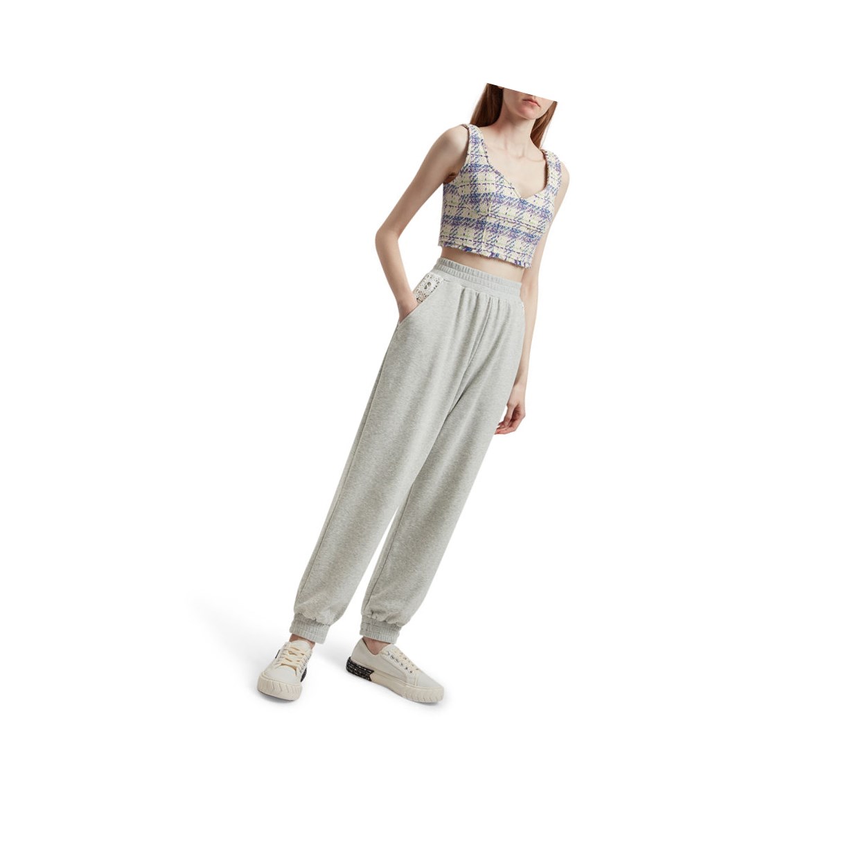 Women's A BATHING APE Relaxed Long Pants Grey | AMIC15897