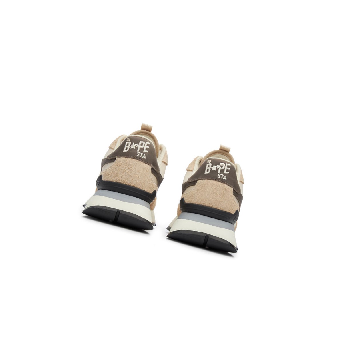 Women's A BATHING APE Road Sta Express #1 L Low Sneakers Beige | BNSH63540