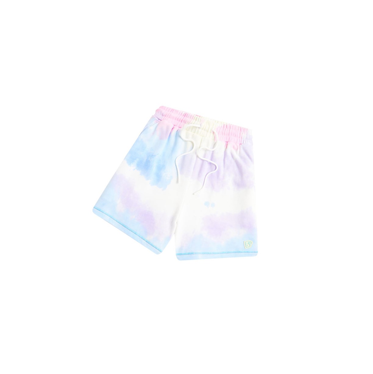 Women\'s A BATHING APE Tie-dye Shorts Light Blue | QHTG85243