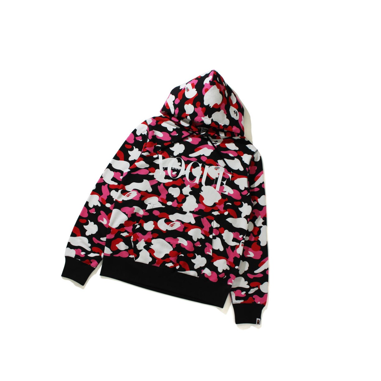 Women\'s A BATHING APE X Vogue Pullover Hoodie Black | BPLZ81025